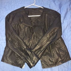 Faux Leather Jacket